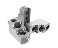 Hard Chuck Jaws - 1.5mm x 60 Serrations - Chuck Size 6" inches - Part #  KT-60HJ1-X - Apex Tool & Supply