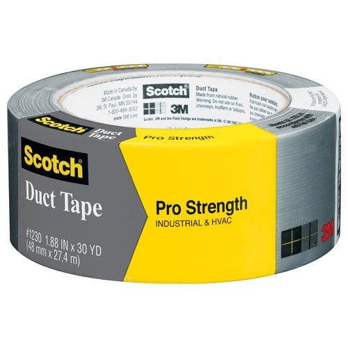 3M Pro Strength Duct Tape 1230-A 1.88″ × 30 yd (48.0 mm × 27.4 m) - Apex Tool & Supply