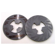 3M Disc Pad Face Plate Ribbed 81734 5″ Medium Gray - Apex Tool & Supply