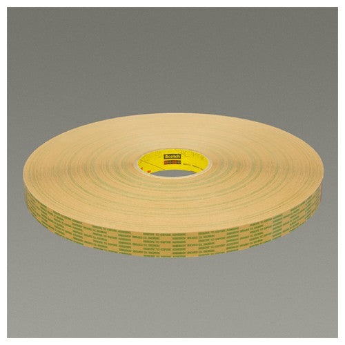 3M Adhesive Transfer Tape Extended Liner 465XL Translucent 1/2″ × 60 yd 2 mil - Apex Tool & Supply