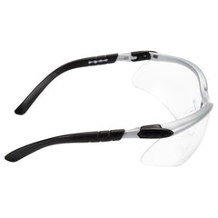 ‎3M BX Protective Eyewear 11380-00000-20 Clear Anti-Fog Lens Silver/Black Frame - Apex Tool & Supply