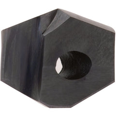 1.5 × 4 × 2.3 × 50 mm 4 Flute 0.5mm C/R Carbide End Mill-Plain Shank - Exact Industrial Supply