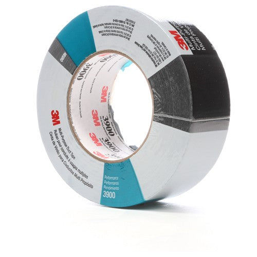3M Multi-Purpose Duct Tape 3900 Black 48 mm × 54.8 m 7.7 mil Individually Wrapped - Apex Tool & Supply