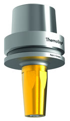 HSK-A50 3mm Bore Dia. x 80mm Gage Length Shrink Fit Toolholder - Apex Tool & Supply