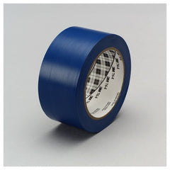 3M General Purpose Vinyl Tape 764 Blue 3″ × 36 yd 5 mil Individually Wrapped Conveniently Packaged - Apex Tool & Supply