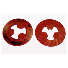 ‎3M Disc Pad Face Plate Ribbed 28443 4-1/2″ Extra Hard Red - Apex Tool & Supply