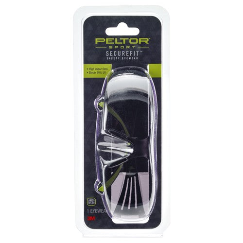 ‎Peltor Sport SecureFit Safety Eyewear SF400-PG-8 Gray/AF Lens - Apex Tool & Supply