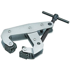 T-Handle Deep Throat Clamp - 2″ Throat Depth, 2 1/2″ Max. Opening - Apex Tool & Supply