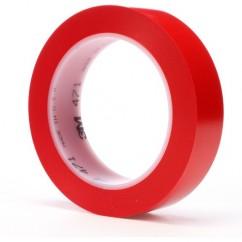 List 471 1" x 36 yds Vinyl Tape - Red - Apex Tool & Supply