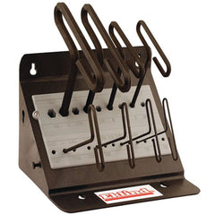 8 Pieces-3/32″-1/4″ T-Handle Style-6″ Arm-Hex Key Set with Plain Grip - Apex Tool & Supply