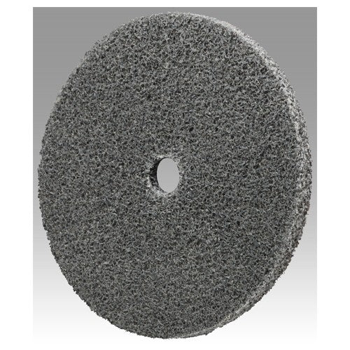 Scotch-Brite EXL Unitized Wheel XL-UW 6A Fine 3″ × 1/4″ × 1/4″ - Apex Tool & Supply