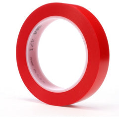 3M Vinyl Tape 471 Red 3/4″ × 36 yd 5.2 mil - Apex Tool & Supply