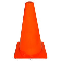 3M 18″ PVC Non Reflective Traffic Safety Cone 90128H1-C Orange - Apex Tool & Supply