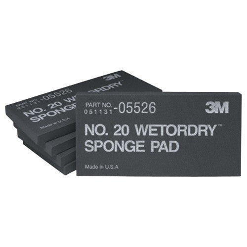 ‎3M Wetordry Sponge Pad 20 05526 5 1/2 × 2-3/4″ × 3/8″ - Apex Tool & Supply