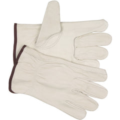 Full Leather/Keystone Thumb 3213 Unlined Drivers Gloves - Size X-Large - Apex Tool & Supply
