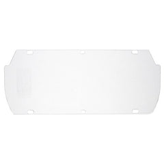 Double Matrix Faceshield - Clear Acetate 7 × 16 3/4″ / 0.040″ Thick - Apex Tool & Supply