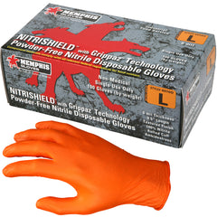 LG NITRISHIELD W/GRIPPAZ 6MIL 9.5 - Apex Tool & Supply