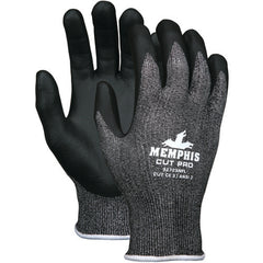 MCR Safety Cut Pro Glove - 13 Gauge HyperMax Shell - Nitrile Foam Coated Palm and Fingertips - Size Large - Apex Tool & Supply