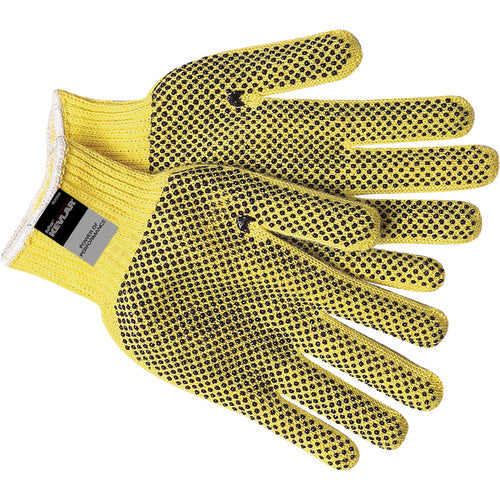MCR Safety Cut Pro Glove - 7 Gauge Kevlar - Regular Weight - PVC Dots on 2 Sides - Size Large - Apex Tool & Supply