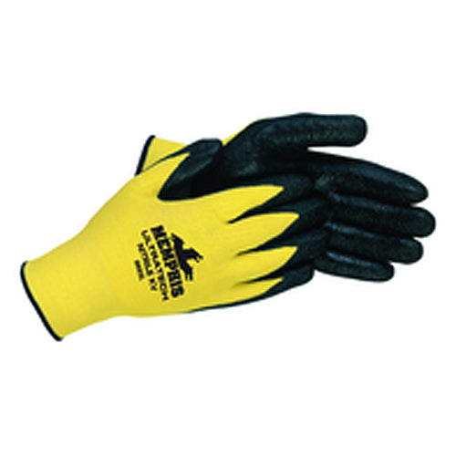 Nitrile KV Gloves - Black Nitrile Dip Palm/Fingers - Size X-Large - Apex Tool & Supply