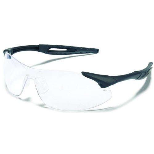 Safety Glasses - Clear Anti-Fog Lens - Black Frame - IA1 Style - Apex Tool & Supply