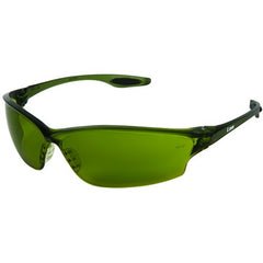 Safety Glasses - Green Filter 3.0 Lens - Green Frame - LW2 Style - Apex Tool & Supply