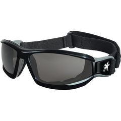 RP1 Black Frame w/Strap Gray Anti-Fog Lens - Safety Glasses - Apex Tool & Supply