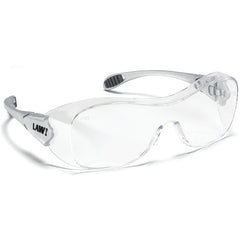 Safety Glasses - Clear Anti-Fog - Steel Color - OTG Style - Apex Tool & Supply