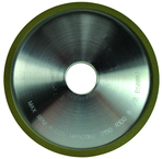 6 x 1/2 x 1-1/4'' - 1/8'' Abrasive Depth - 150 Grit - 1/4 Rim Type 4A2 Diamond Wheel for Foley-Type Grinder - Apex Tool & Supply