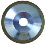 5 x 1-3/4 x 1-1/4'' - 1/8'' Abrasive Depth - 150 Grit - 3/8 Rim Type 11A2 Diamond Flaring Cup Wheel - Apex Tool & Supply