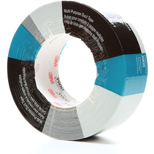 3M Multi-Purpose Duct Tape 3900 Silver 48 mm × 54.8 m 8.1 mil Individually Wrapped - Apex Tool & Supply