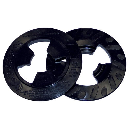 4 in Disc Pad Face Plates - Rib Black Alt Mfg # 28657 - Apex Tool & Supply