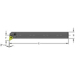 S20T MDUNR3 Steel Boring Bar - Apex Tool & Supply