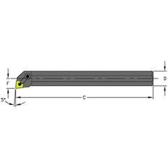 S20S MCLNR4 Steel Boring Bar - Apex Tool & Supply