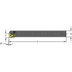 S20U MTUNR3 Steel Boring Bar - Apex Tool & Supply