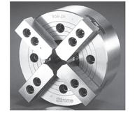 Strong Power Chucks - NIT-200 Series Chucks - 4 Jaw - Part # K-F210A08-NIT-B - Apex Tool & Supply
