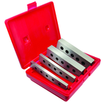 #CP31612 - 4 Piece Set - 3/16 & 1/2'' Thickness - 1/4'' Increments - 1 to 1-3/4'' - Parallel Set - Apex Tool & Supply