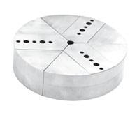 Round Chuck Jaws - Northfield Type Chucks - Chuck Size 3" inches - Part #  RNF-3075A - Apex Tool & Supply