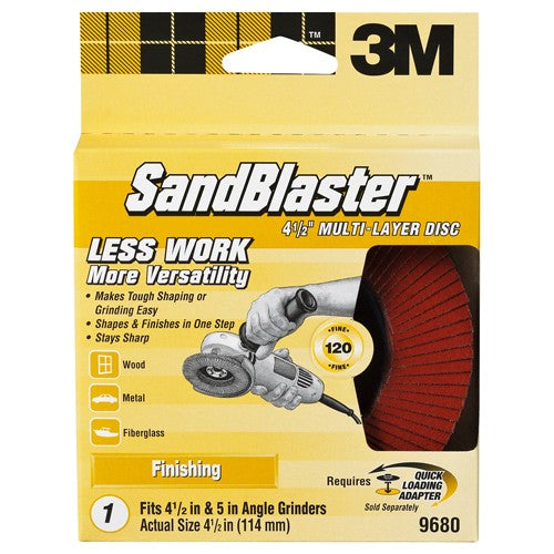 4.5 in 3M™ SandBlaster™ Multi-Lay Alt Mfg # 54766 - Apex Tool & Supply