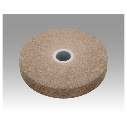 Scotch-Brite EXL Unitized Wheel XL-UW 8A Coarse 4″ × 1/4″ × 1/4″ - Apex Tool & Supply