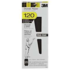 3M Pro-Pak Drywall Sanding Sheet 99430 4.1875″ × 11.25″ 120C Grit - Apex Tool & Supply