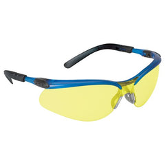 ‎3M BX Protective Eyewear. 11524-00000-20 Light Amber Anti-Fog Lens Ocean Blue Frame - Apex Tool & Supply