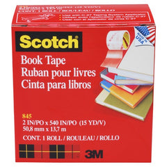 ‎Scotch Book Tape 845-200 2″ × 540″ (50 8 mm × 13 7 m) - Apex Tool & Supply