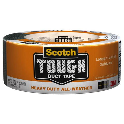 3M All Weather Duct Tape 2230-HD 1.88″ × 30 yd (48mm × 27 4m) - Apex Tool & Supply