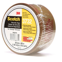 Scotch Printed Message Box Sealing Tape 3732 Tan 48 mm × 50 m - Apex Tool & Supply
