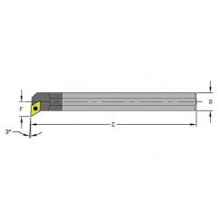 E12Q SDUPR3 Solid Carbide Boring Bar w/Coolant - Apex Tool & Supply