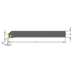 A10Q SCLCL3 Steel Boring Bar w/Coolant - Apex Tool & Supply