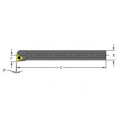 HM12J STUPR3 Heavy Metal Boring Bar w/Coolant - Apex Tool & Supply