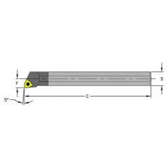 E12Q SWLCL3 Solid Carbide Boring Bar w/Coolant - Apex Tool & Supply