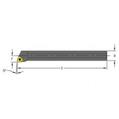 A12Q SWLCL3 3/4" SH Indexable Coolant-Thru Boring Bar - Apex Tool & Supply